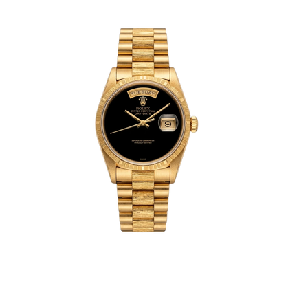 Day-Date 36mm 18248 18k Yellow Gold Presidential Bracelet Black Onyx Dial