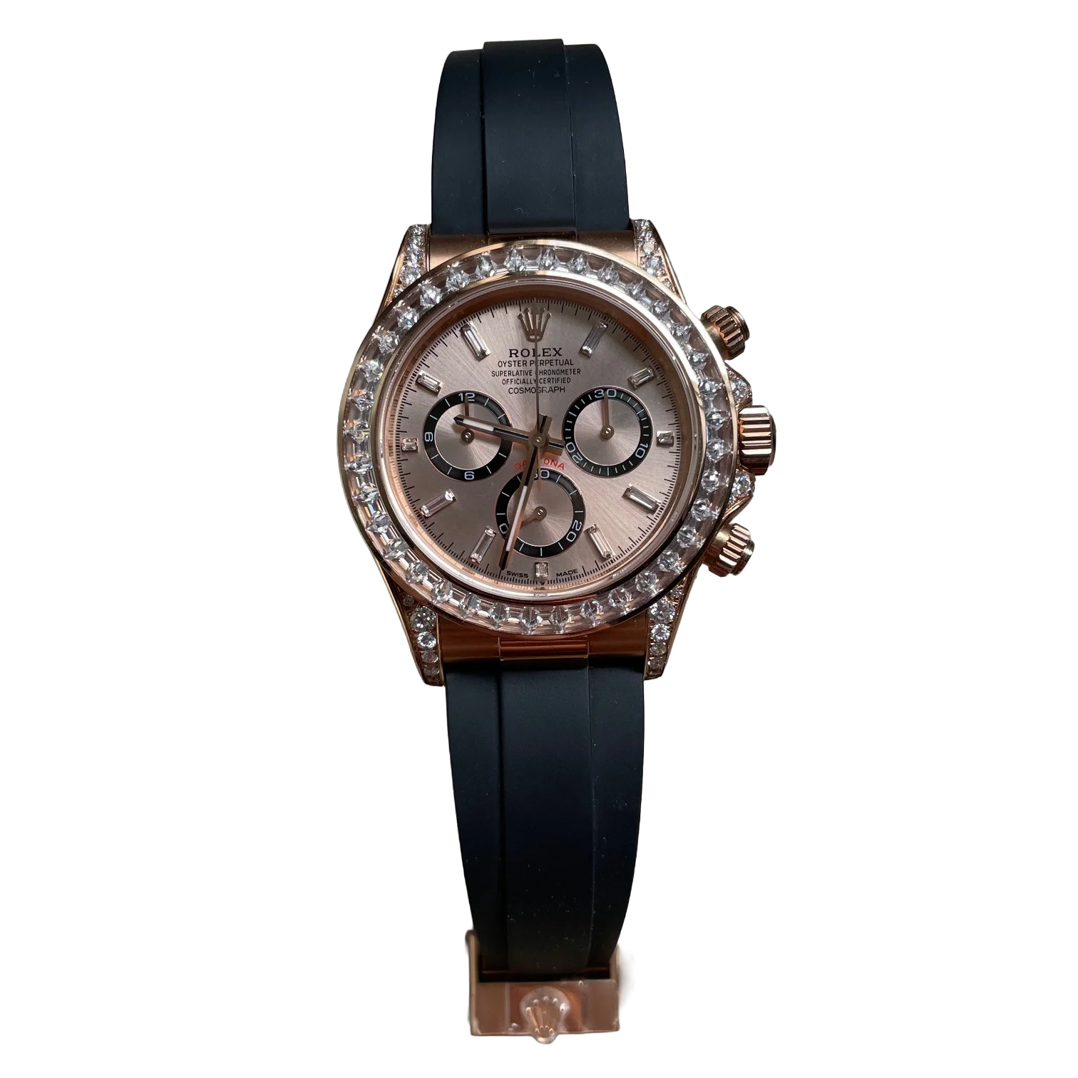 Daytona Cosmograph Everose gold Sundust Dial Diamond 40mm 126535TBR-0002