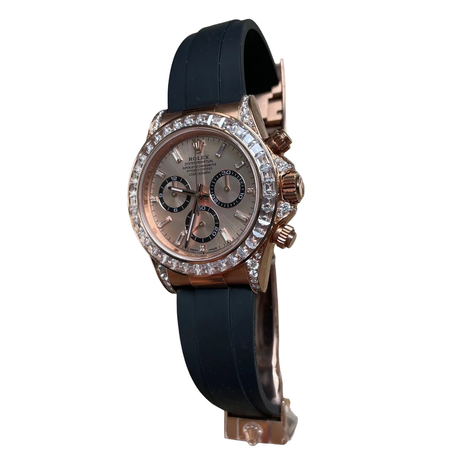 Daytona Cosmograph Everose gold Sundust Dial Diamond 40mm 126535TBR-0002
