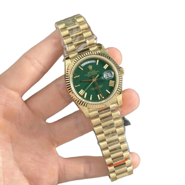 Day-Date 40mm Green Roman Yellow Gold 228238