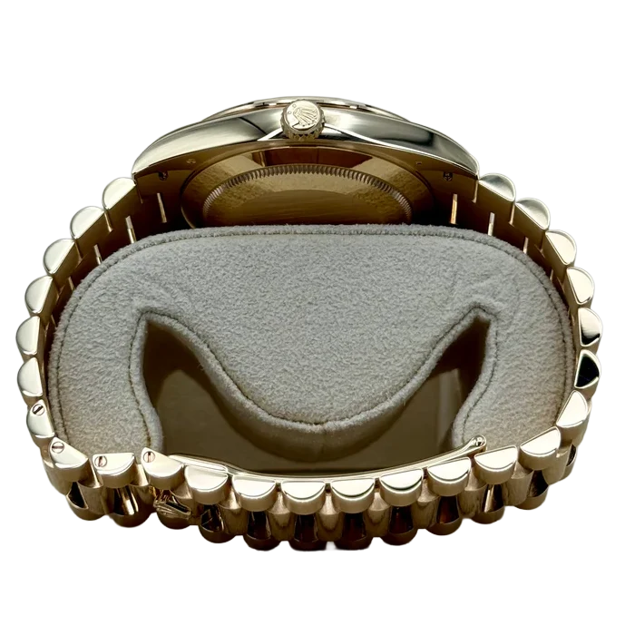 Day-Date 40 228348RBR Yellow Gold Diamond Bezel White Dial
