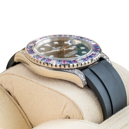 Yacht-Master Cotton Candy 40mm White Gold Black Dial Oysterflex 126679SABR