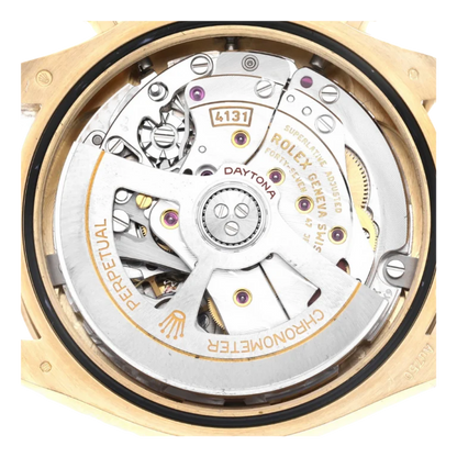 Daytona 40mm Yellow Gold White Dial Mens Watch 126518