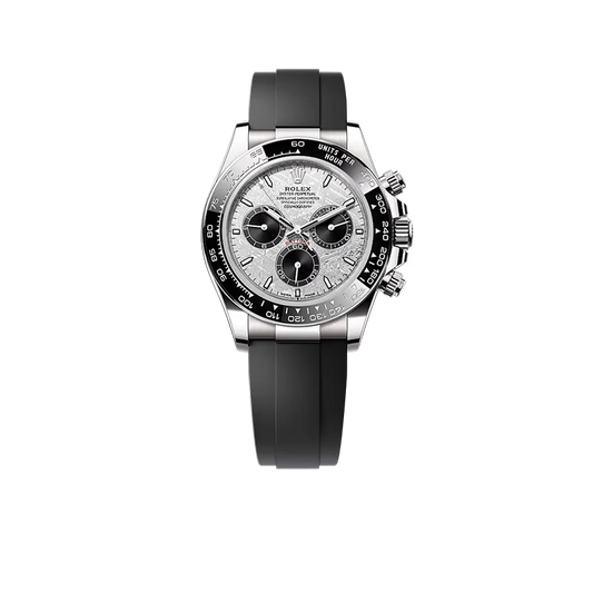 Daytona 40mm Oyster Perpetual White Gold with Meteorite and Black Dial M126519LN-0007
