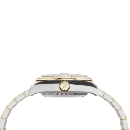 Lady-Datejust 28mm 279383RBR-0019 Oystersteel Mother of Pearl Diamond Dial Diamond Bezel Jubilee