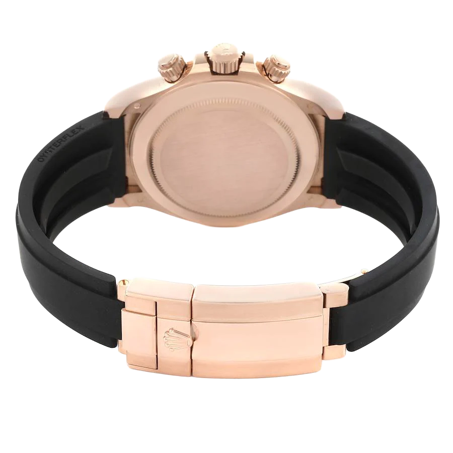 Daytona 40mm Rose Gold Oysterflex Mens Watch 116515LN