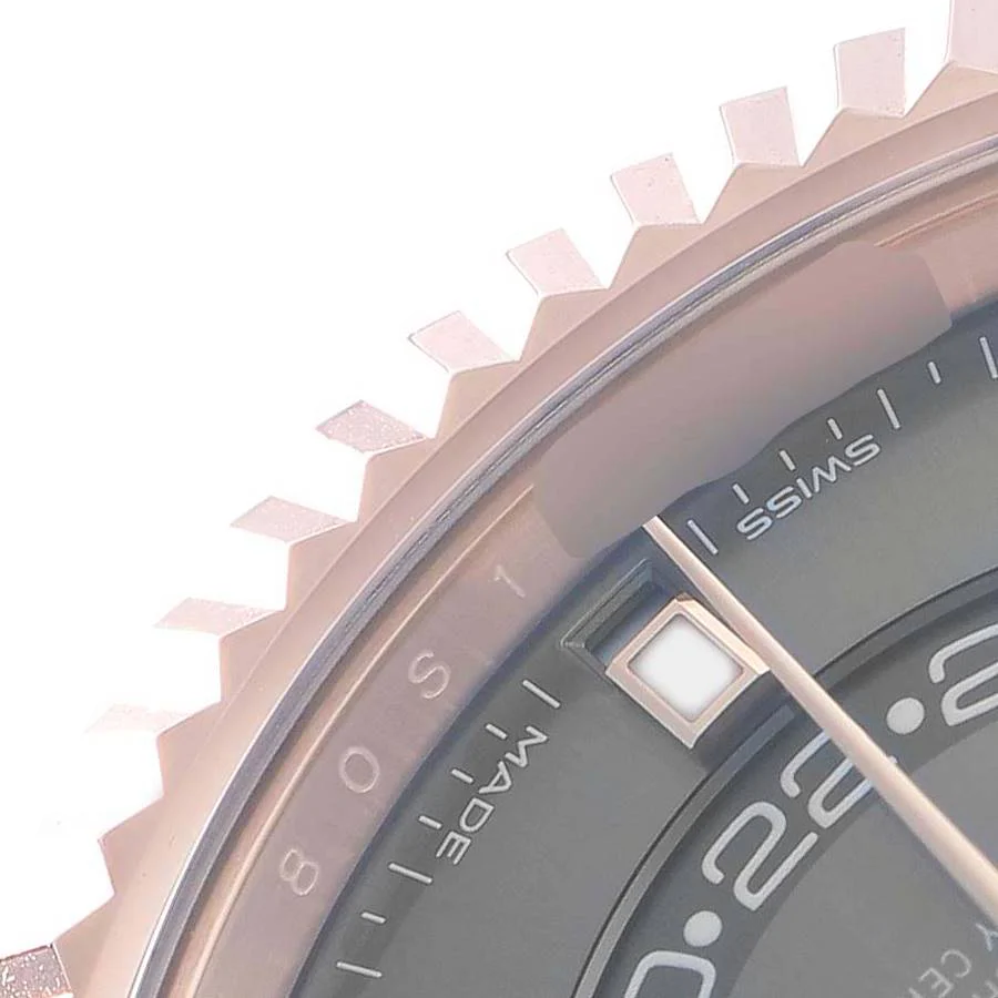 Sky-Dweller 42mm Rose Gold Slate Dial Mens Watch 326935