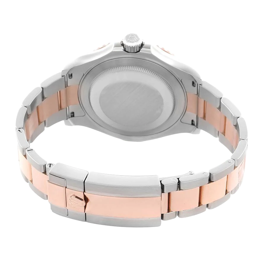 Yachtmaster 40 Rose Gold Steel Brown Dial Mens Watch 116621