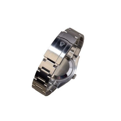 Oyster Perpetual 41mm Stainless Steel Med Blue Dial Men Watch 134300-0009 New 2025